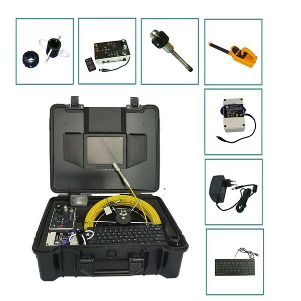 cameras sewer pipe inspection camera 29mm self level waterproof 30m/40m/50m cable with and 512hz locator
cameras sewer pipe inspection camera 29mm self level waterproof 30m/40m/50m cable with and 512hz locator