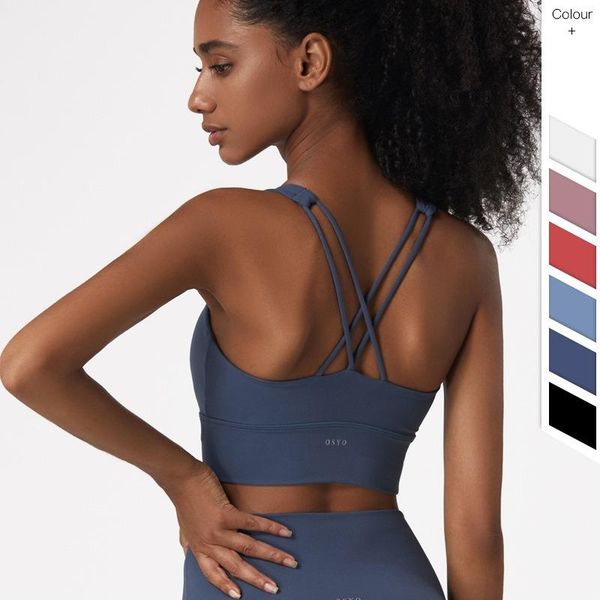 skin-friendly nude sports bra, cross-back beauty, shockproof gathered fitness vest cross bandage bra push up workout yoga outfit
skin-friendly nude sports bra, cross-back beauty, shockproof gathered fitness vest cross bandage bra push up workout yoga outfit