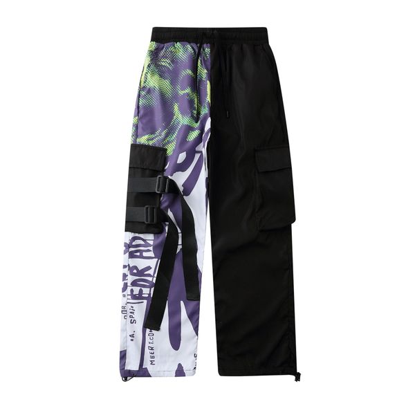 pants fashionable the street color matching graffiti men's trend ribbon loose hip hop sports leisure, Black
pants fashionable the street color matching graffiti men's trend ribbon loose hip hop sports leisure, Black