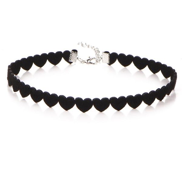 chokers cute heart design black velvet choker necklaces goth short tattoo chocker neckless for women neck jewelry collares femme, Golden;silver
chokers cute heart design black velvet choker necklaces goth short tattoo chocker neckless for women neck jewelry collares femme, Golden;silver