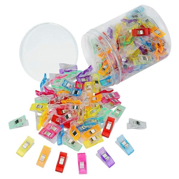 100pcs sewing clips plastic quilting crafting crocheting knitting safety assorted colors binding paper notions & tools, Black
100pcs sewing clips plastic quilting crafting crocheting knitting safety assorted colors binding paper notions & tools, Black