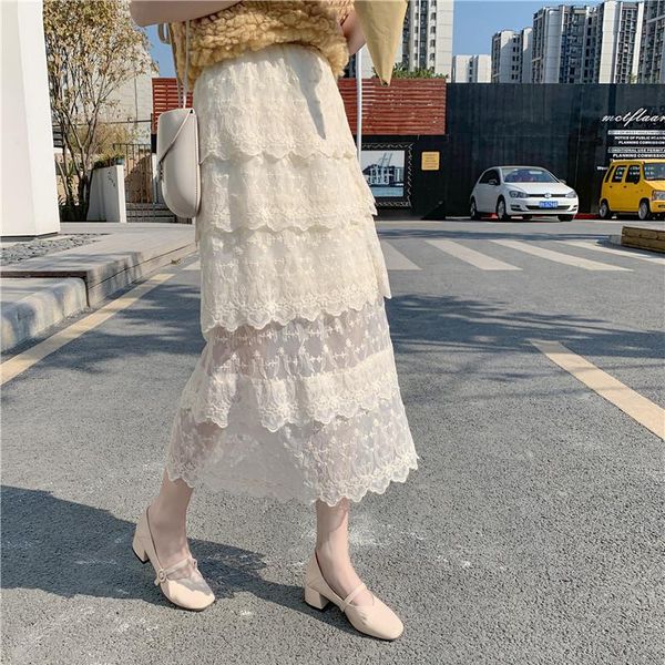 skirts lukaxsikax 2021 spring autumn women skirt korean sweet multi-layer cake hem high waist slim lace long, Black
skirts lukaxsikax 2021 spring autumn women skirt korean sweet multi-layer cake hem high waist slim lace long, Black