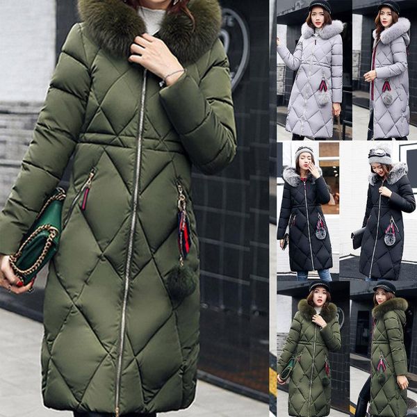 women's jackets warm thick padded jacket women winter fashion hooded coat, Black;brown
women's jackets warm thick padded jacket women winter fashion hooded coat, Black;brown