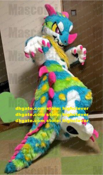 long fur furry colorful dragon mascot costume fursuit cartoon character outfit business advocacy floor show zz7829, Red;yellow
long fur furry colorful dragon mascot costume fursuit cartoon character outfit business advocacy floor show zz7829, Red;yellow