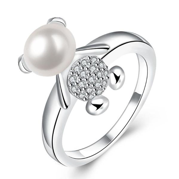 wedding rings 2021 fashion bear pearl ring natural freshwater retro zircon round silver plated thumb finger for women gift, Slivery;golden
wedding rings 2021 fashion bear pearl ring natural freshwater retro zircon round silver plated thumb finger for women gift, Slivery;golden
