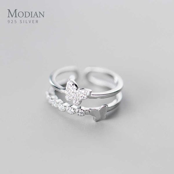 shiny zircon cute butterfly geometric line double circle sterling silver 925 ring for women size fine jewelry 210707
shiny zircon cute butterfly geometric line double circle sterling silver 925 ring for women size fine jewelry 210707