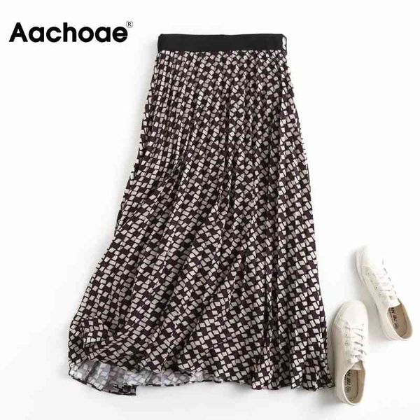 aachoae geometric print vintage pleated skirt women fashion high waist midi skirts side zipper chic skirt jupe femme 210413, Black
aachoae geometric print vintage pleated skirt women fashion high waist midi skirts side zipper chic skirt jupe femme 210413, Black