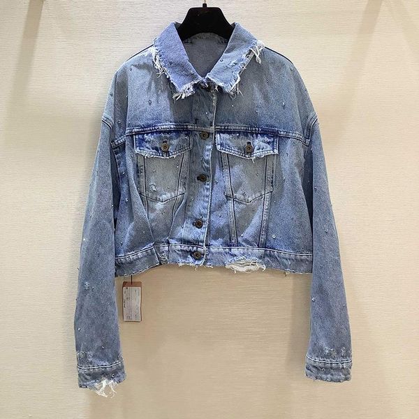 women's leather & faux denim jackets women 2021 autumn fashion long sleeve jeans coat casual outwear, Black
women's leather & faux denim jackets women 2021 autumn fashion long sleeve jeans coat casual outwear, Black