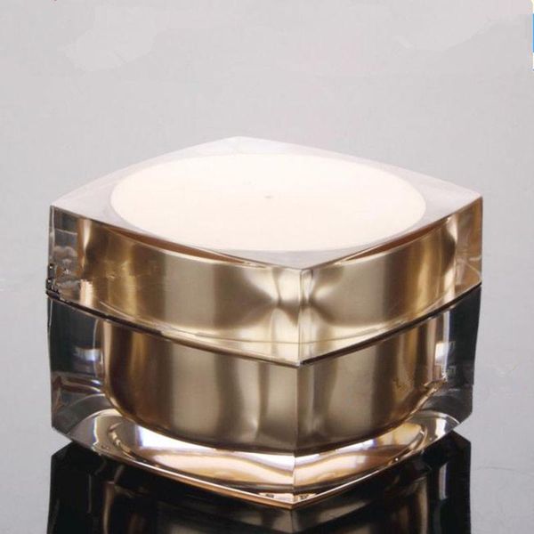 storage bottles & jars 15/30/50g golden acrylic plastic cosmetic empty face cream refillable sample jar 50pcs
storage bottles & jars 15/30/50g golden acrylic plastic cosmetic empty face cream refillable sample jar 50pcs