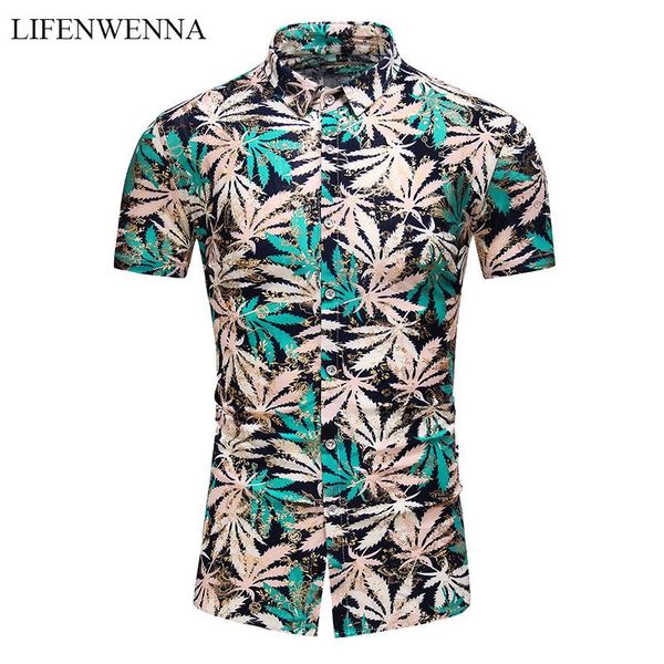 men's casual shirts plus size 5xl 6xl 7xl shirt summer fashion leaves print short sleeve mens clothes trend hawaiian men, White;black
men's casual shirts plus size 5xl 6xl 7xl shirt summer fashion leaves print short sleeve mens clothes trend hawaiian men, White;black