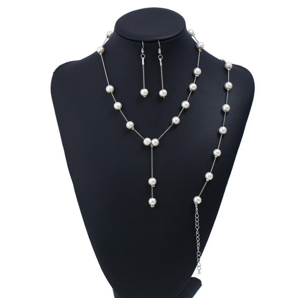 earrings & necklace pearl jewelry sets bracelet jewellery for women office lady bridal earring bracelets set s265, Silver
earrings & necklace pearl jewelry sets bracelet jewellery for women office lady bridal earring bracelets set s265, Silver