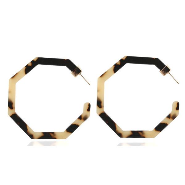 stud polygonal ochre acrylic earrings female acetate plate personality leopard, Golden;silver
stud polygonal ochre acrylic earrings female acetate plate personality leopard, Golden;silver