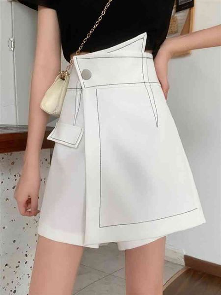 temperament retro fashion high waist white bright line irregular skirts women wrap hip a line black mujer faldas chic korean
temperament retro fashion high waist white bright line irregular skirts women wrap hip a line black mujer faldas chic korean
