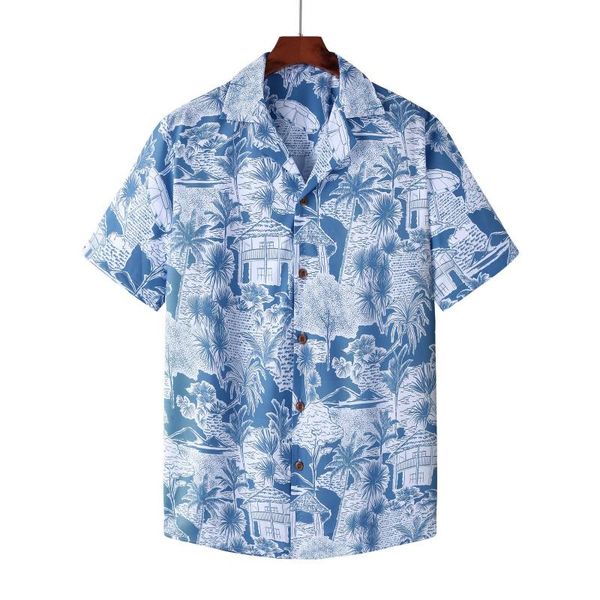 men's casual shirts feitong summer men printed shirt floral short sleeve lapel streetwear hawaiian beach, White;black
men's casual shirts feitong summer men printed shirt floral short sleeve lapel streetwear hawaiian beach, White;black