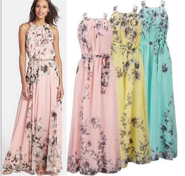 women's elegant long sleeveless print dress with large swing and beach skirt high waist tightening maternity dresses, White
women's elegant long sleeveless print dress with large swing and beach skirt high waist tightening maternity dresses, White