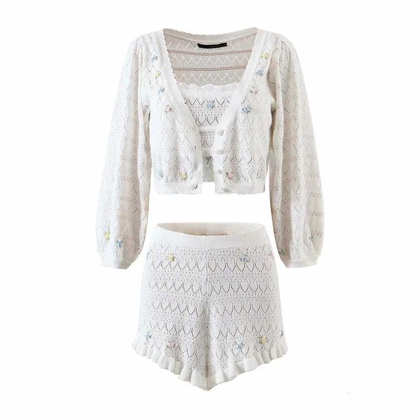 two piece dress 2021 3piece women sets v-neck and shorts blouse sweet knitting saju, White
two piece dress 2021 3piece women sets v-neck and shorts blouse sweet knitting saju, White