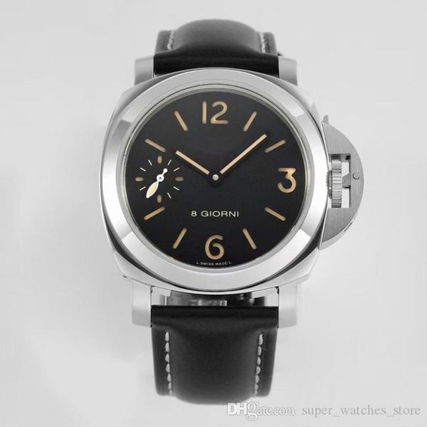 hw factaory pam915 montre de luxe mens watches 44mm 5000 manual mechanical movement 316l fine steel watch leather strap wristwatches, Slivery;brown
hw factaory pam915 montre de luxe mens watches 44mm 5000 manual mechanical movement 316l fine steel watch leather strap wristwatches, Slivery;brown