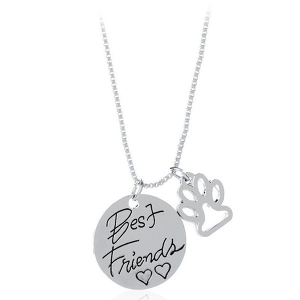 fashion pendant necklaces good friends dog paw silver plated alloy link chain choker necklace jewelry gift
fashion pendant necklaces good friends dog paw silver plated alloy link chain choker necklace jewelry gift