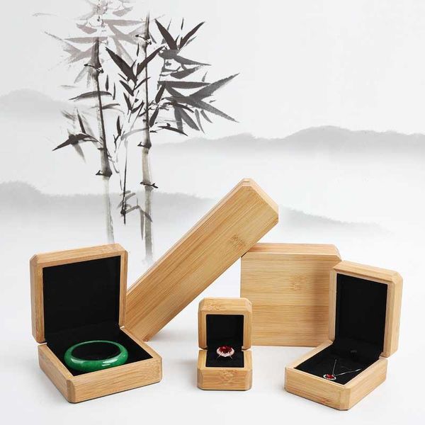 high-end bamboo wood jewelry box wedding surprise gift for ring bracelet necklace watch packaging wrap
high-end bamboo wood jewelry box wedding surprise gift for ring bracelet necklace watch packaging wrap