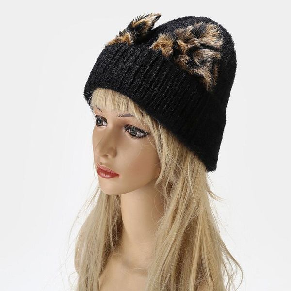 beanie/skull caps fashion autumn winter hat for women warm with leopard cat ears lady knitted beanies s2650, Blue;gray
beanie/skull caps fashion autumn winter hat for women warm with leopard cat ears lady knitted beanies s2650, Blue;gray