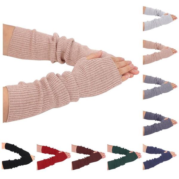 five fingers gloves cashmere long fingerless women arm warmers goth knitted wool mittens winter white punk elbow sleeve knited, Blue;gray
five fingers gloves cashmere long fingerless women arm warmers goth knitted wool mittens winter white punk elbow sleeve knited, Blue;gray