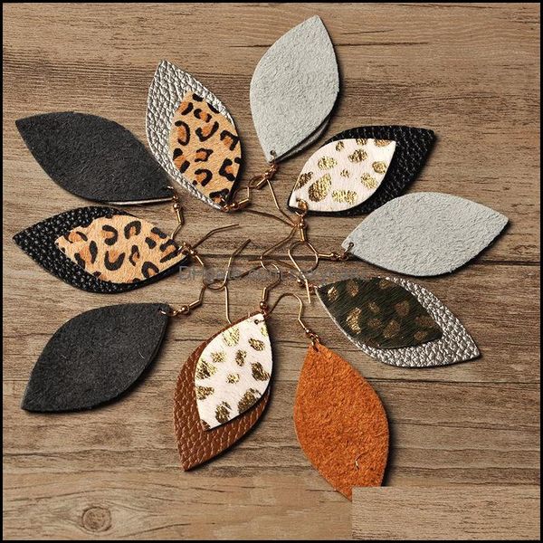 dangle & chandelier earrings jewelry s510 fashion womens leopard leather double-layer leaves real drop delivery 2021 1broa, Silver
dangle & chandelier earrings jewelry s510 fashion womens leopard leather double-layer leaves real drop delivery 2021 1broa, Silver