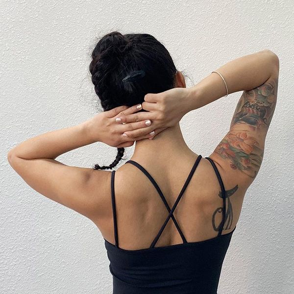yoga outfit removable chest pad sports bra women high elasticity seams soft fitness running trainning female clothes
yoga outfit removable chest pad sports bra women high elasticity seams soft fitness running trainning female clothes