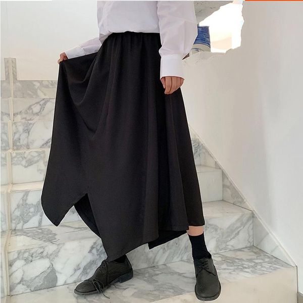summer dark yamamoto style design men's skirt and trousers hairdresser young women's pants, Black
summer dark yamamoto style design men's skirt and trousers hairdresser young women's pants, Black
