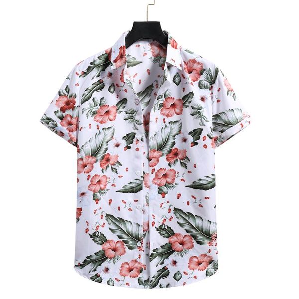 men's casual shirts mens short sleeve beach aloha 2021 fashion floral print hawaiian shirt men harajuku button up male clothing, White;black
men's casual shirts mens short sleeve beach aloha 2021 fashion floral print hawaiian shirt men harajuku button up male clothing, White;black
