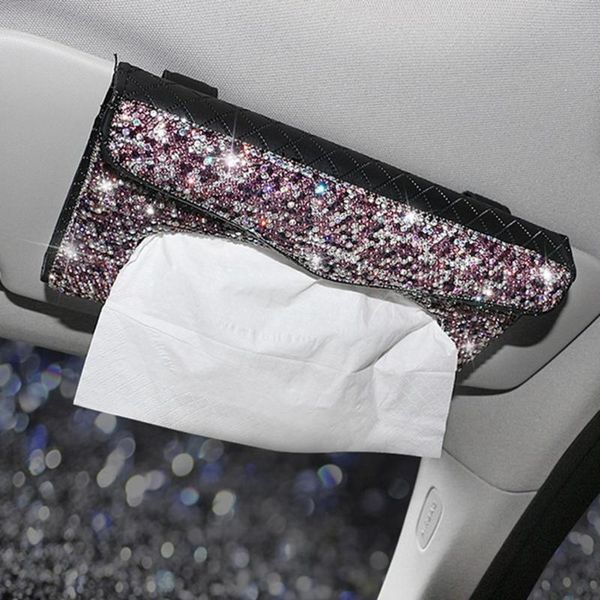 car organizer 1 pc sun visor hanging type pumping box styling interior cute tissue leather paper case with crystal diamond
car organizer 1 pc sun visor hanging type pumping box styling interior cute tissue leather paper case with crystal diamond
