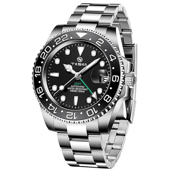 wristwatches tesen 2021 role men's mechanical watches men automatic relogio stainless steel waterproof watch, Slivery;brown
wristwatches tesen 2021 role men's mechanical watches men automatic relogio stainless steel waterproof watch, Slivery;brown