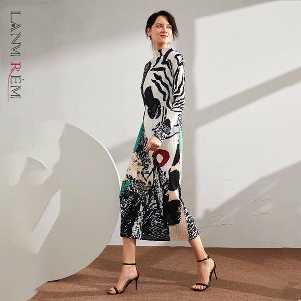 casual dresses lanmrem 2021 spring stand collar print colorblock long pleated dress women vintage slim was thin office lady pd789, Black;gray
casual dresses lanmrem 2021 spring stand collar print colorblock long pleated dress women vintage slim was thin office lady pd789, Black;gray