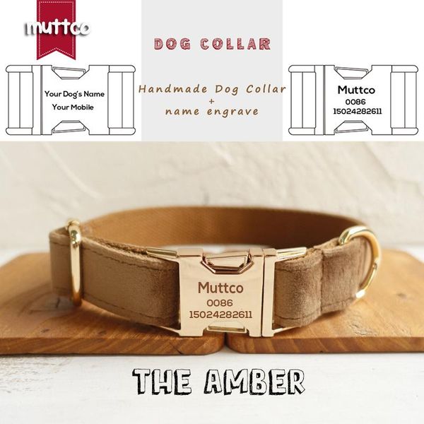dog collars & leashes muttco engraved collar handmade pet strap the amber adjustable anti-lost puppy accessory for small large 5 sizes udc07
dog collars & leashes muttco engraved collar handmade pet strap the amber adjustable anti-lost puppy accessory for small large 5 sizes udc07