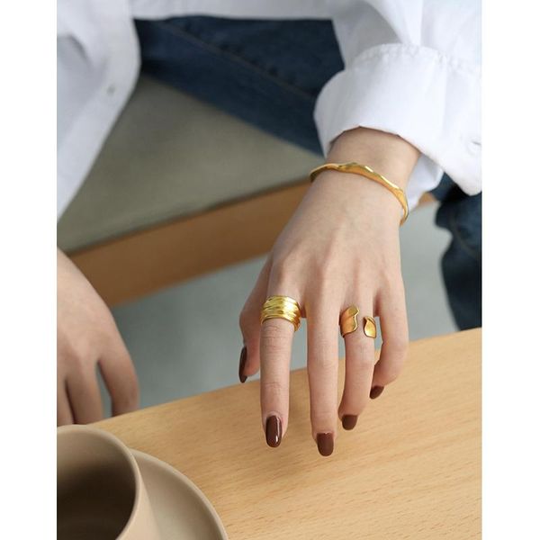 cluster rings exaggerated big ring 925 sterling silver irregular groove closed western europe 18k gold for women fine jewelry gift, Golden;silver
cluster rings exaggerated big ring 925 sterling silver irregular groove closed western europe 18k gold for women fine jewelry gift, Golden;silver