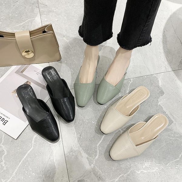 slippers 2021 spring fashion trend women's outdoor solid color non-slip temperament commuting daily shoes u30-17, Black
slippers 2021 spring fashion trend women's outdoor solid color non-slip temperament commuting daily shoes u30-17, Black