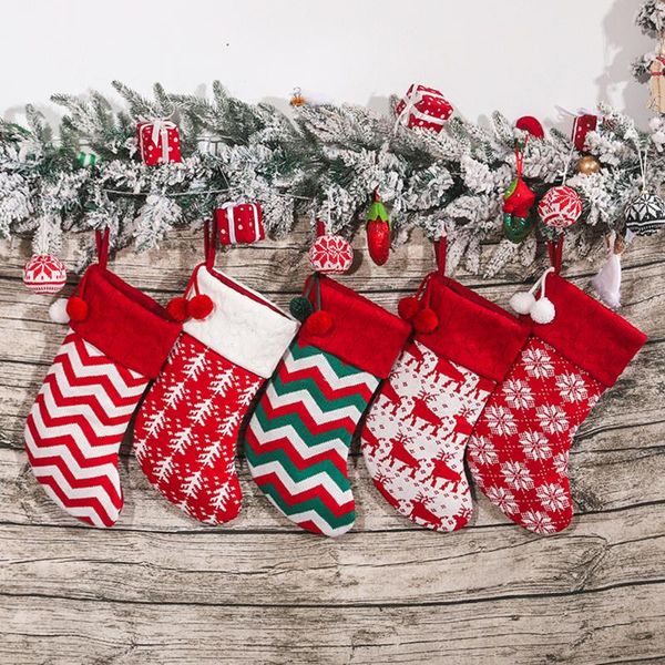 christmas decorations knit stockings fireplace hanging set for family decoration xmas holiday party ornament
christmas decorations knit stockings fireplace hanging set for family decoration xmas holiday party ornament