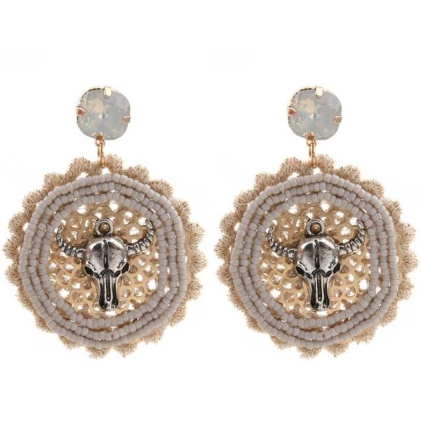 lianxyfu bull head drop zinc alloy big earrings for women fashion handmade bohemian jewelry wholesale 2021 dangle & chandelier, Silver
lianxyfu bull head drop zinc alloy big earrings for women fashion handmade bohemian jewelry wholesale 2021 dangle & chandelier, Silver