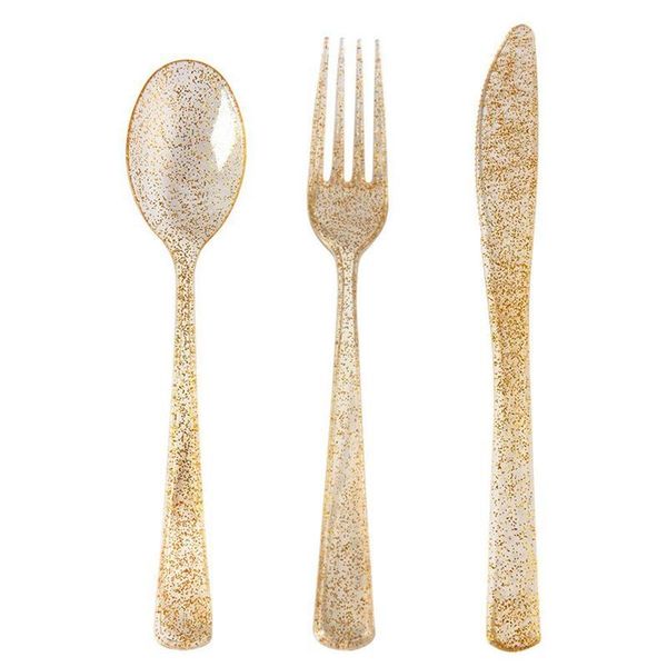 dinnerware sets 1 set of 36pcs disposable cutlery plastic glittering utensils wedding party tableware (cutter fork spoon for each 12pcs) #j
dinnerware sets 1 set of 36pcs disposable cutlery plastic glittering utensils wedding party tableware (cutter fork spoon for each 12pcs) #j