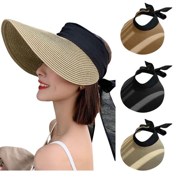 wide brim hats elegant beach sunscreen summer straw hat fashion folding women big bow-knot vacation travel sun chapeau female #t1p, Blue;gray
wide brim hats elegant beach sunscreen summer straw hat fashion folding women big bow-knot vacation travel sun chapeau female #t1p, Blue;gray