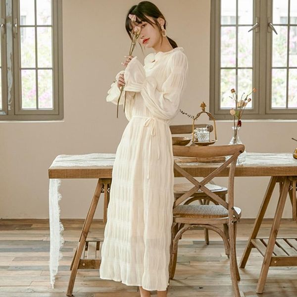 casual dresses vintage maxi dress for women elegant long sleeve ladies robe femme vestido spring summer 2021 arrival, Black;gray
casual dresses vintage maxi dress for women elegant long sleeve ladies robe femme vestido spring summer 2021 arrival, Black;gray