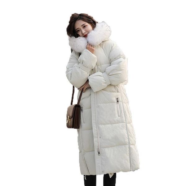 women's trench coats 2021 womens winter korean version fashion down cotton big hair collar hat medium long cotton-padded clothes female, Tan;black
women's trench coats 2021 womens winter korean version fashion down cotton big hair collar hat medium long cotton-padded clothes female, Tan;black