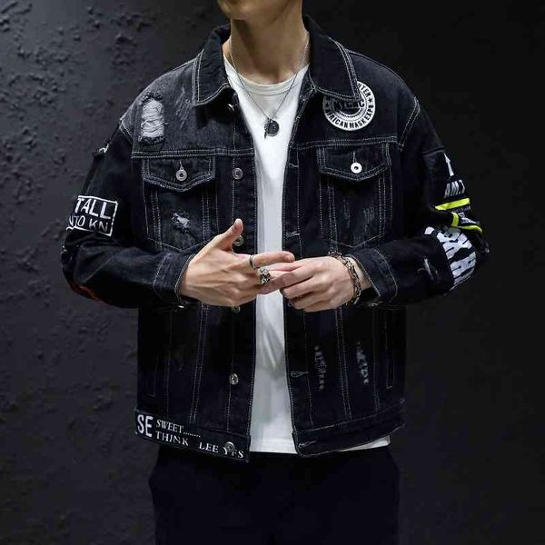 men's jackets denim men women hiphop streetwear punk rave steampunk motorcycle cowboy graffiti ripped outwear brand jeans 2f9m, Black;brown
men's jackets denim men women hiphop streetwear punk rave steampunk motorcycle cowboy graffiti ripped outwear brand jeans 2f9m, Black;brown