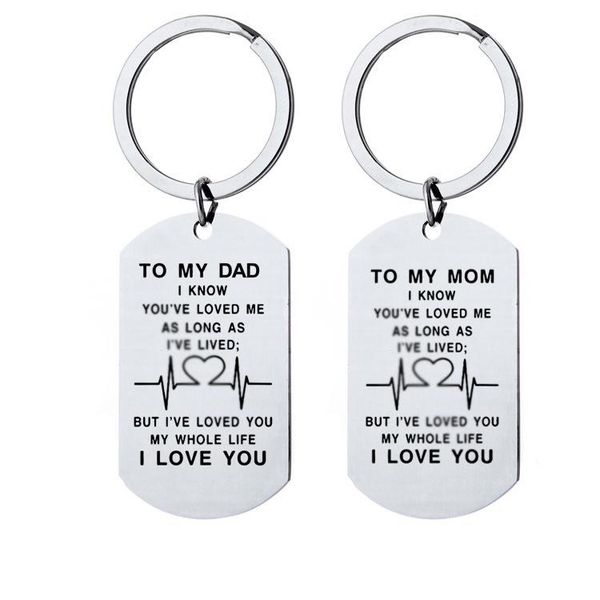 keychains mother's father's day gifts keychain necklace stainless steel charm pendant necklacce gift keyring, Silver
keychains mother's father's day gifts keychain necklace stainless steel charm pendant necklacce gift keyring, Silver