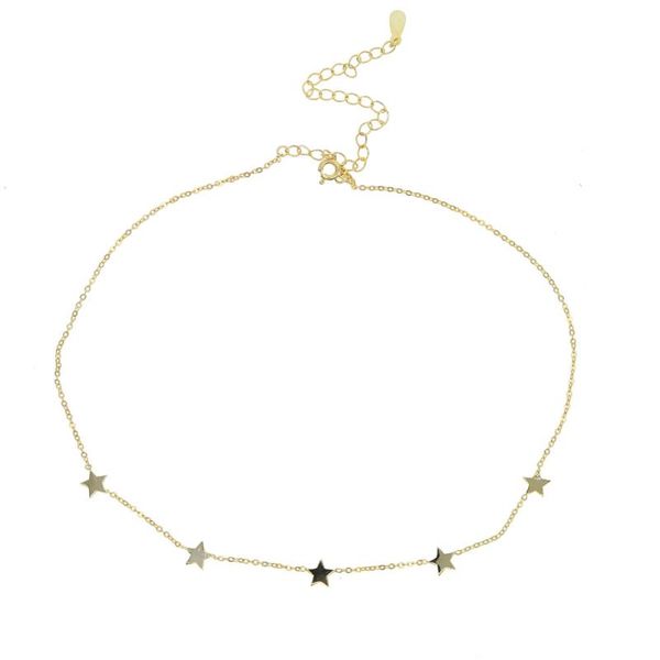 choker necklace delicate gold color star short for women fashion 100% 925 sterling silver simple jewelry chokers, Golden;silver
choker necklace delicate gold color star short for women fashion 100% 925 sterling silver simple jewelry chokers, Golden;silver