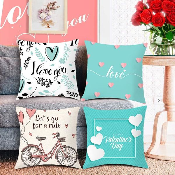 cushion/decorative pillow 1pc polyester 45*45cm cushion cover valentine's day gift love mr mrs pattern throw home decorative pillowcase
cushion/decorative pillow 1pc polyester 45*45cm cushion cover valentine's day gift love mr mrs pattern throw home decorative pillowcase