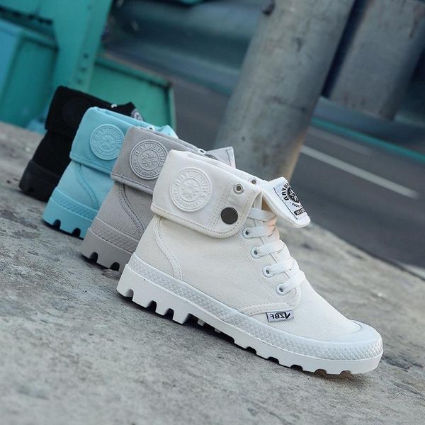 boots canvas shoes flanging thick soled women's high french fashion brand, Black
boots canvas shoes flanging thick soled women's high french fashion brand, Black