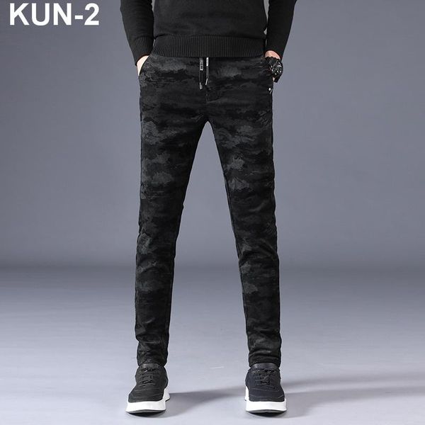 men's pants autumn winter fashion business trousers straight corduroy plus velvet breathable casual mens, Black
men's pants autumn winter fashion business trousers straight corduroy plus velvet breathable casual mens, Black