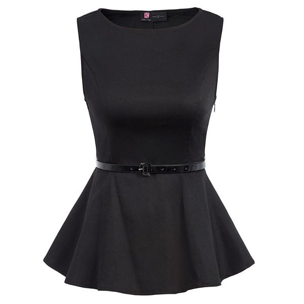 women's blouses & shirts elegant sleeveless ladies women classy office attire fashion, White
women's blouses & shirts elegant sleeveless ladies women classy office attire fashion, White