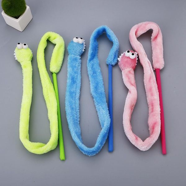 cat teaser toy 3 color cartoon snake shape wand interactive reusable plush catnip toys funny kitten pet
cat teaser toy 3 color cartoon snake shape wand interactive reusable plush catnip toys funny kitten pet
