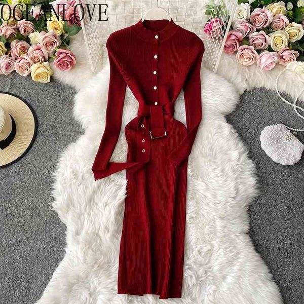 knitted women dresses sashes bandage solid vintage long dress autumn winter vestidos bodycon slim 18882 210415, Black;gray
knitted women dresses sashes bandage solid vintage long dress autumn winter vestidos bodycon slim 18882 210415, Black;gray